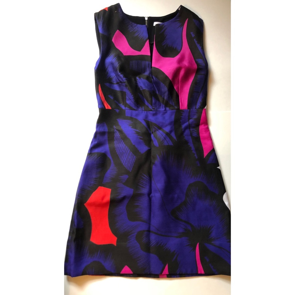 Diane Von Furstenberg Floral Midi Dress Size 2